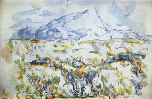 Paul Cezanne La Montagne Sainte-Victoire Germany oil painting art